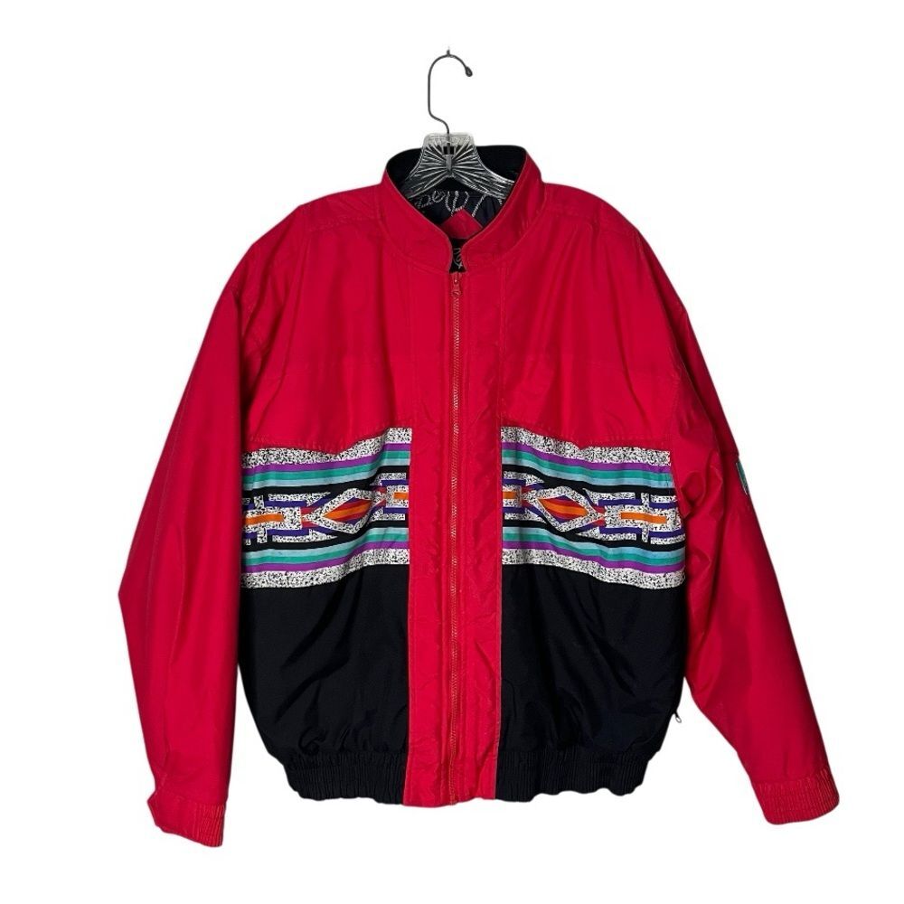 ROPER Jacket Western Yoke Multi Color Lined Insulated Size XL VINTAGE